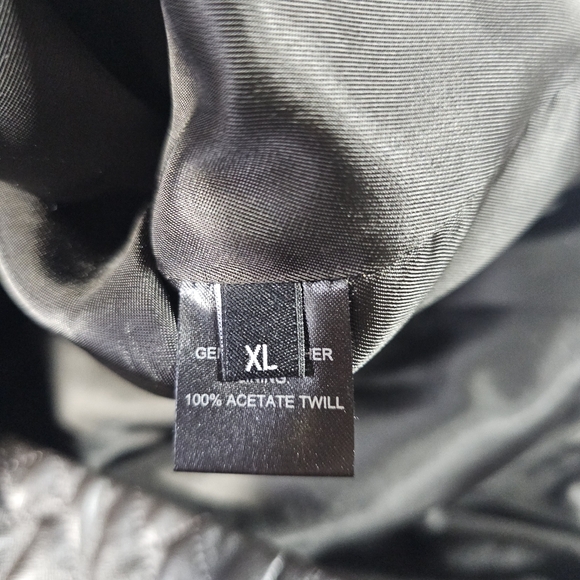 Vericci Genuine Leather Full Zip Leather Women's Jacket Black Size XL - Picture 10 of 16